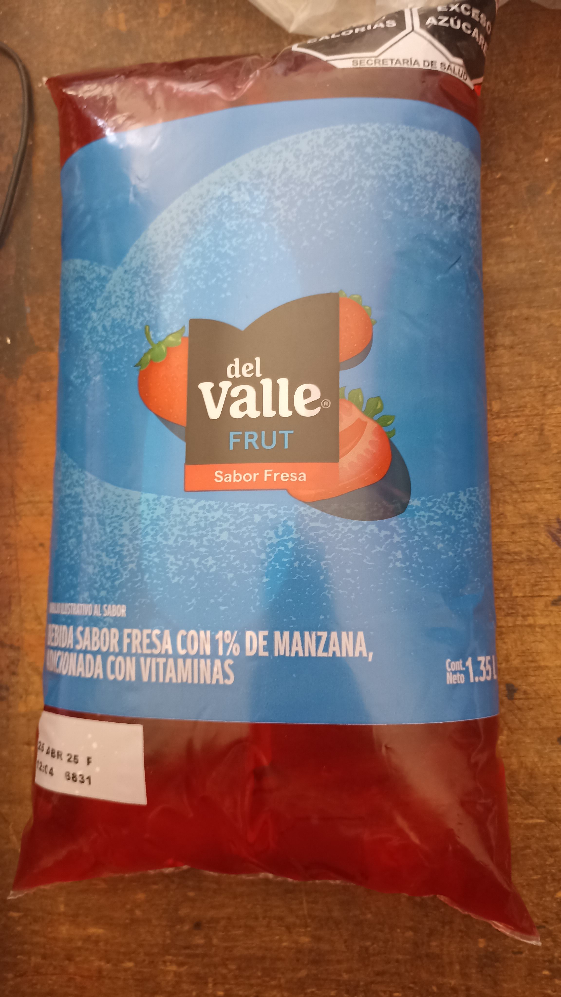 Jugo Bolsa Valle Fresa 1.35L