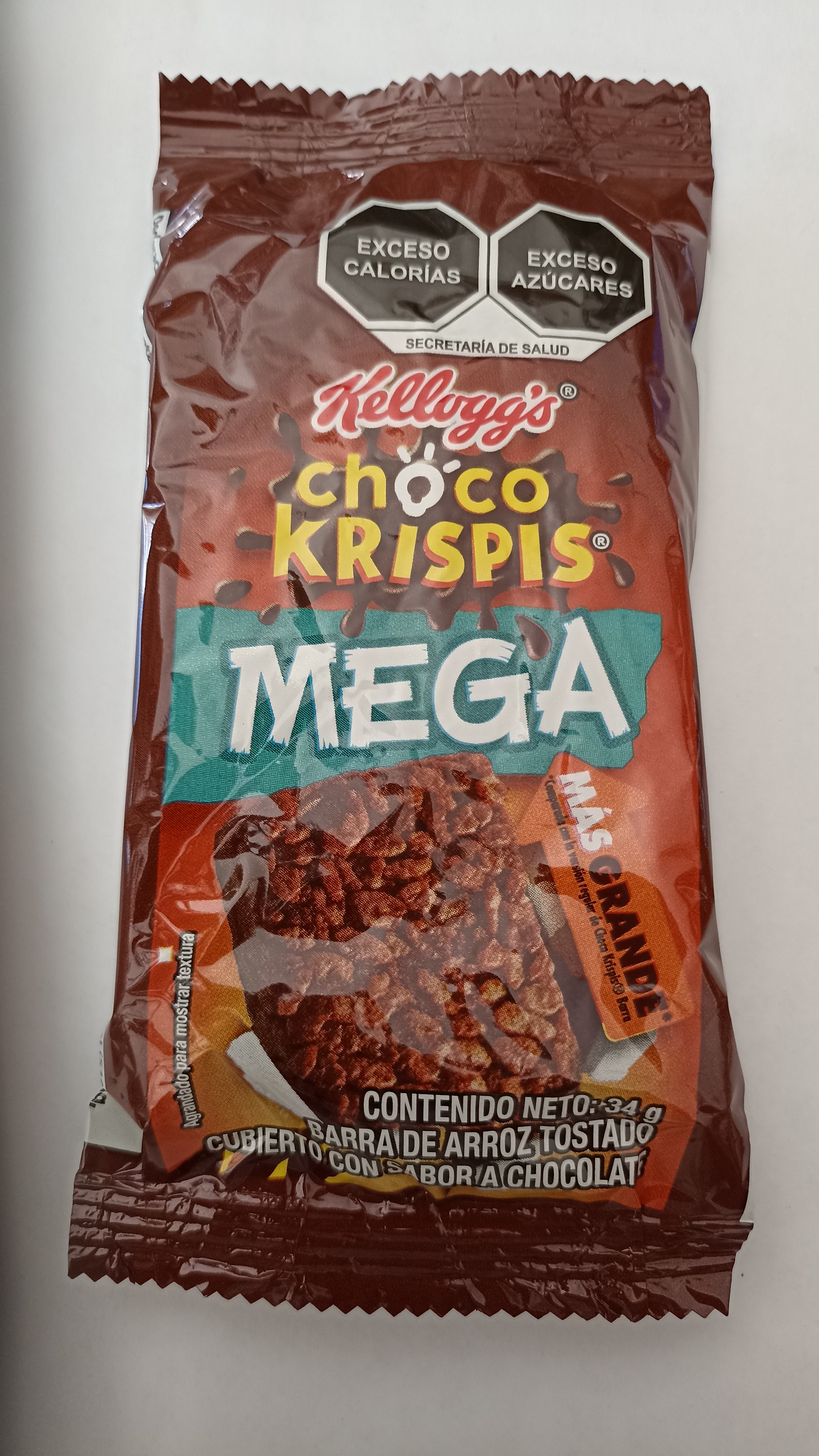 Barra Mega Choco Krispis 34g
