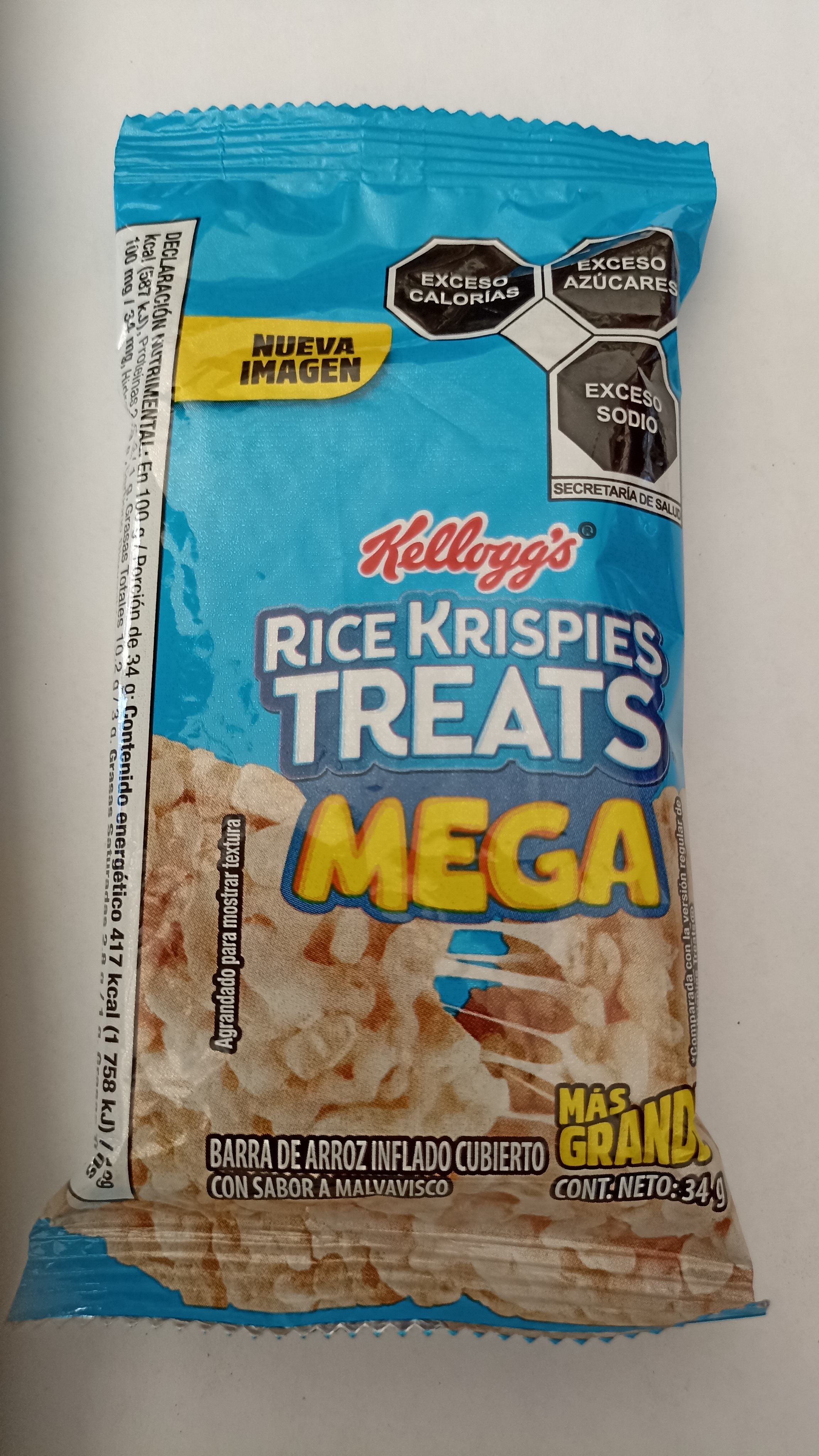 Barra Mega Rice Krispies 34g