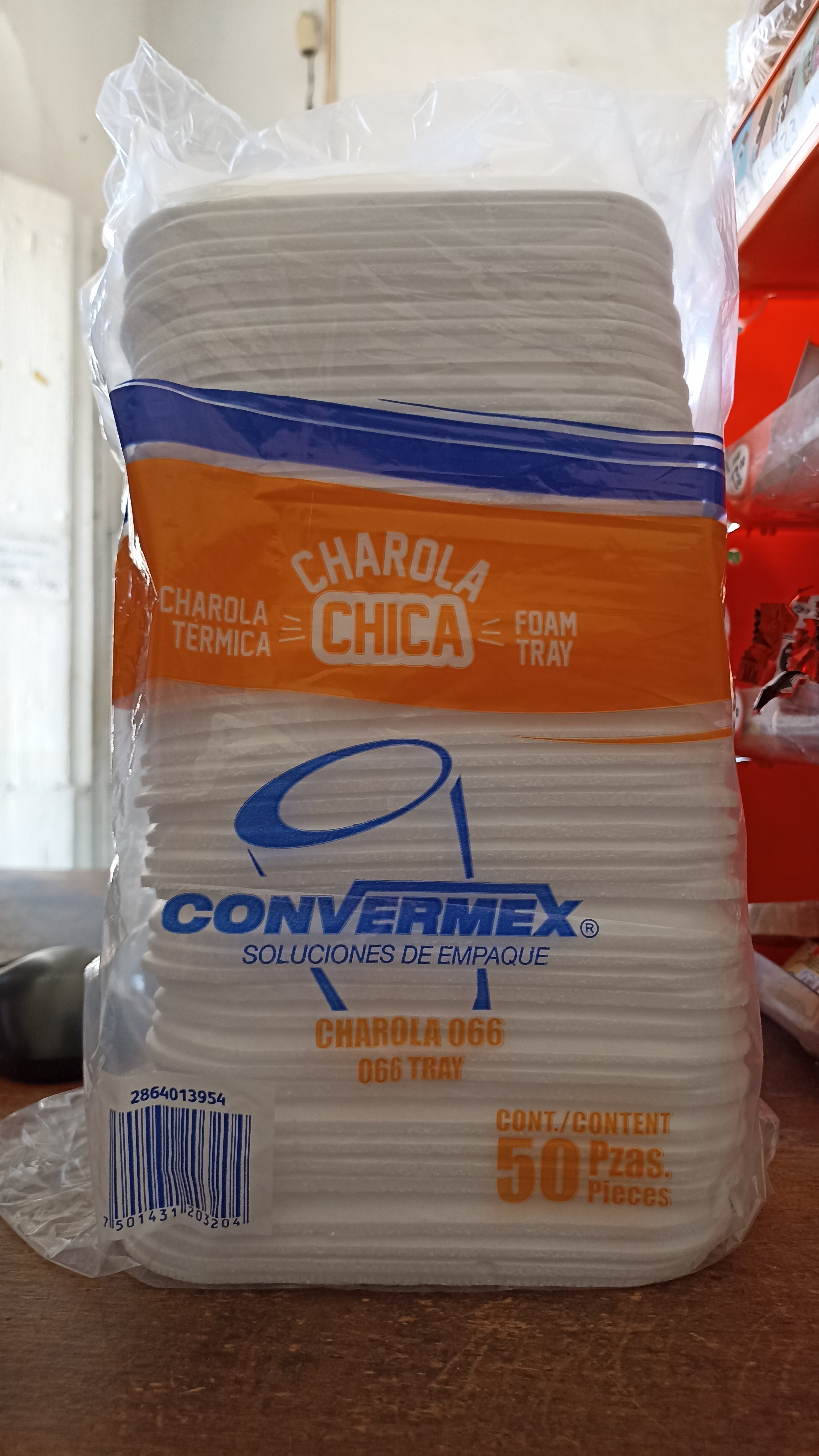 Charola Convermex 066 50pzas