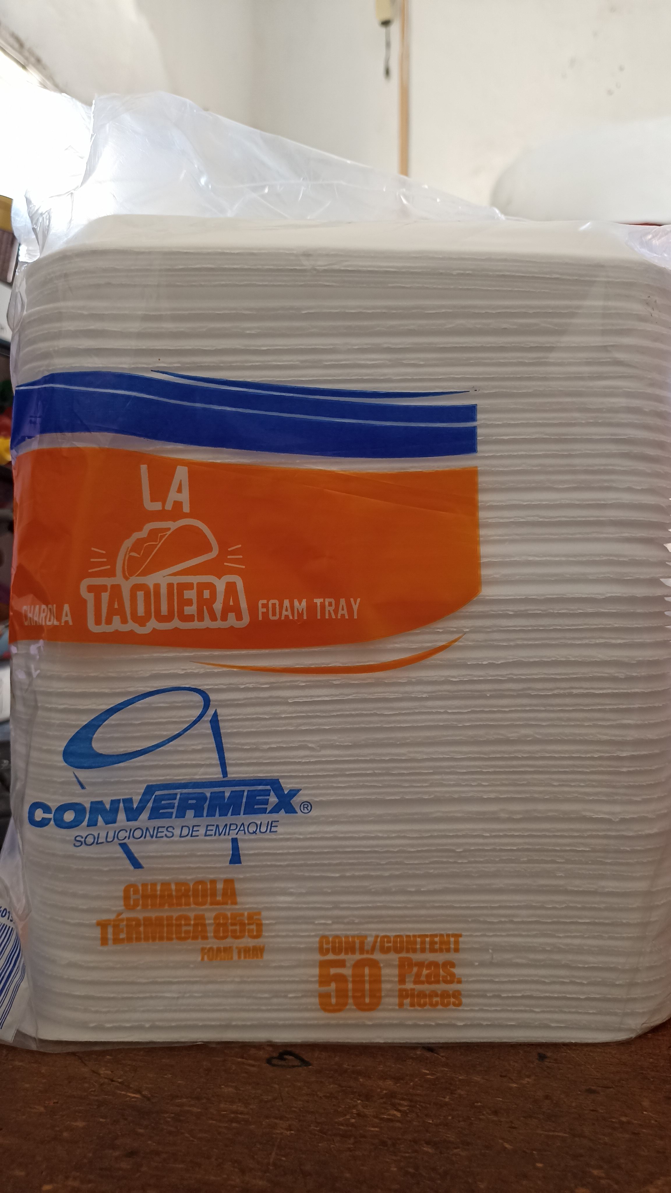 Charola 855 Convermex 50pzas