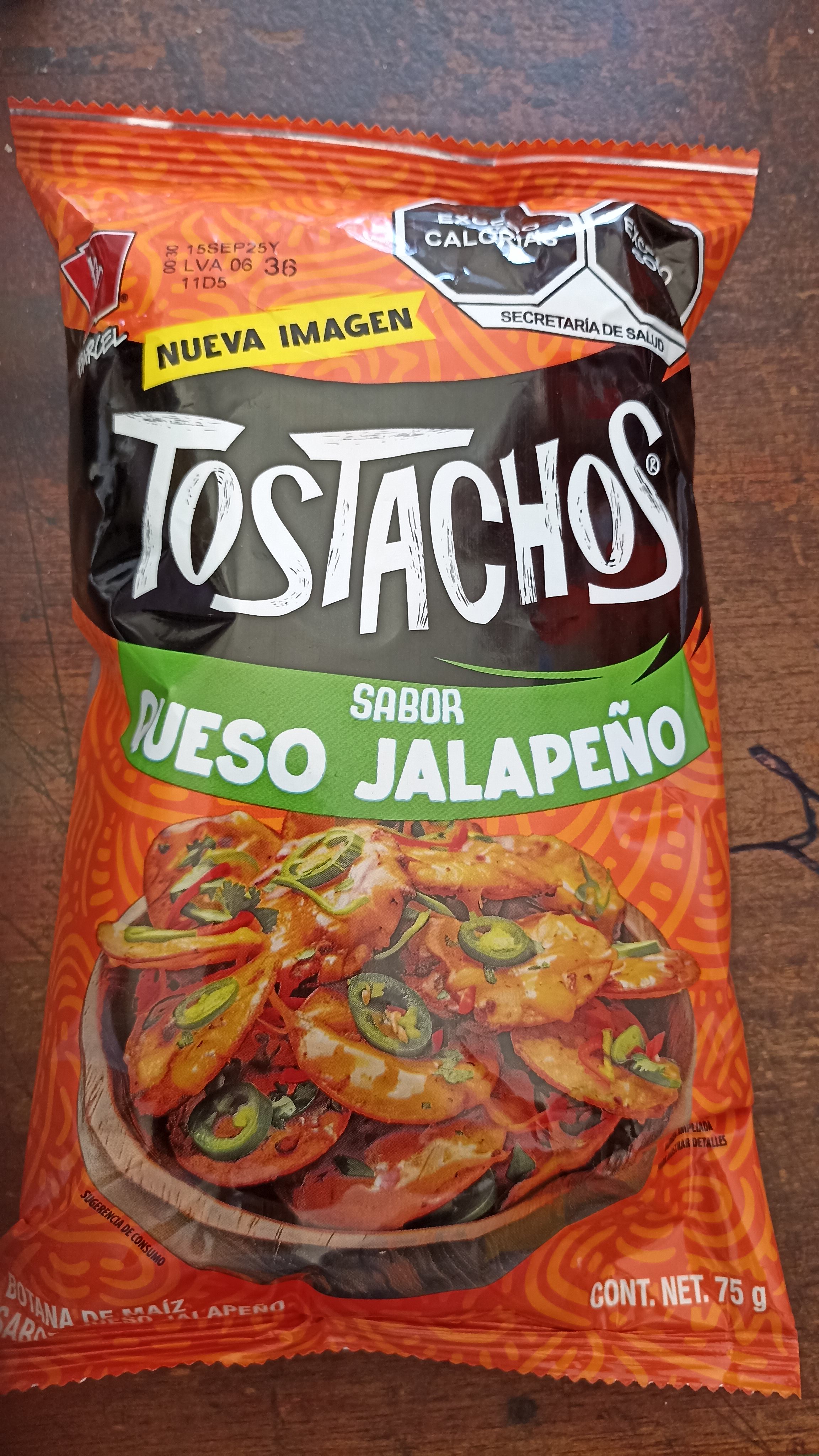 Tostachos Queso Jalapeño 75g