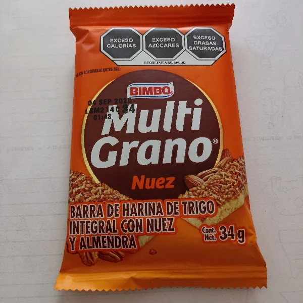 Multigrano Nuez 34g
