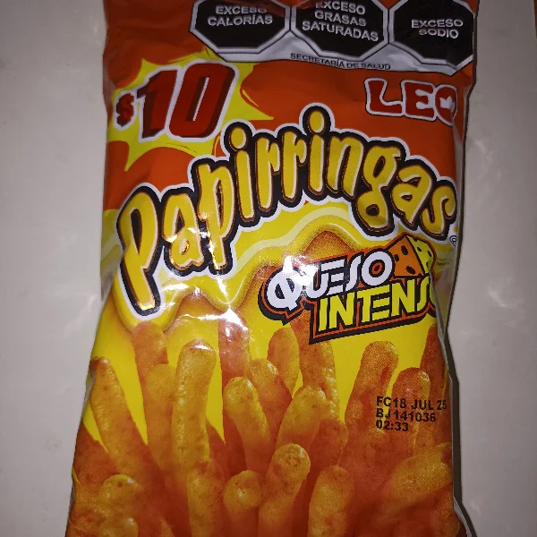 Papirringas Queso Intenso 38g