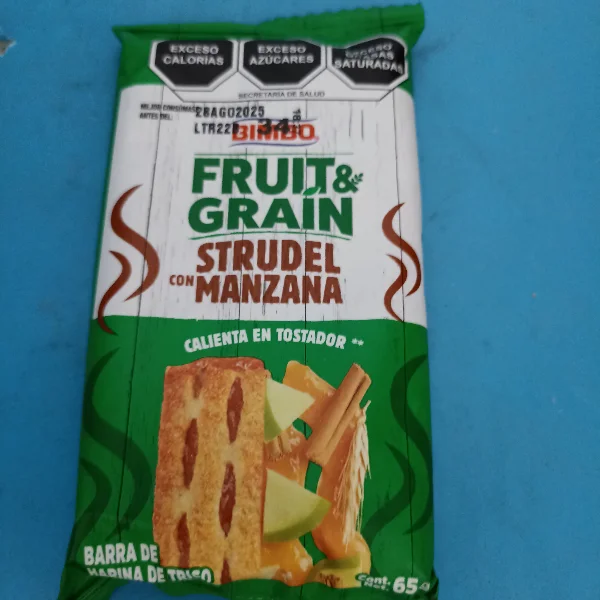 Fruit Grain.Con Strudel Manzana.65 g