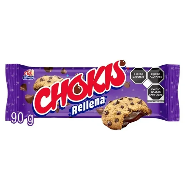 Galletas Chokis Rellena 90g