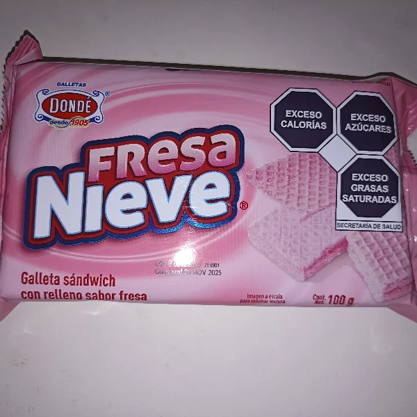 Fresa Nieve 100g