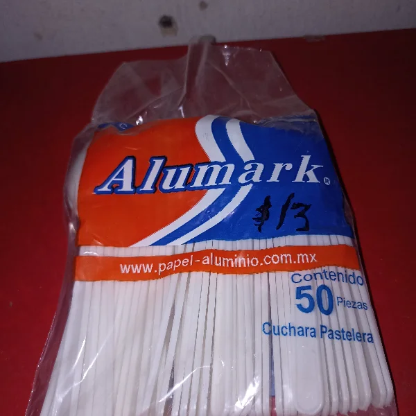 Cuchara Pastelera Alumark 50pzas