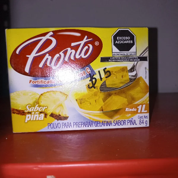 Gelatina Pronto Piña