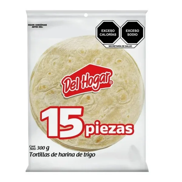 Tortilla De Harina Del Hogar 15 Pzas