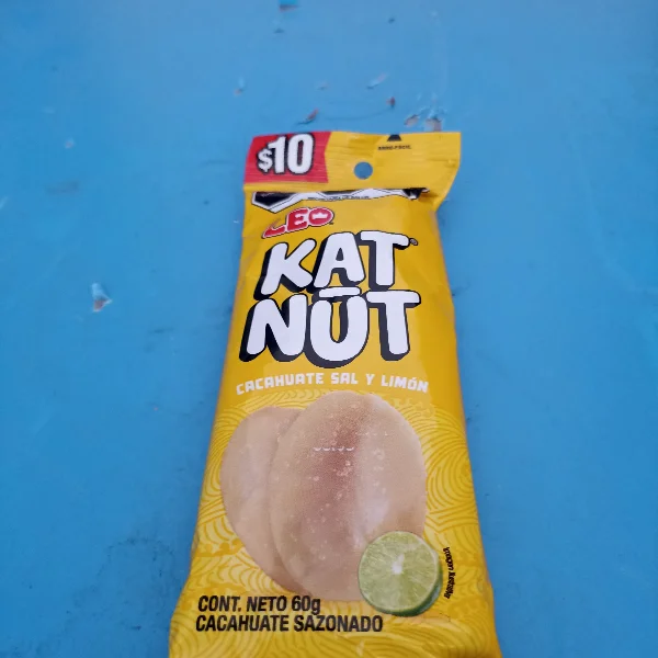 Kat Nut Cacahuate Sal Y Limon 60g