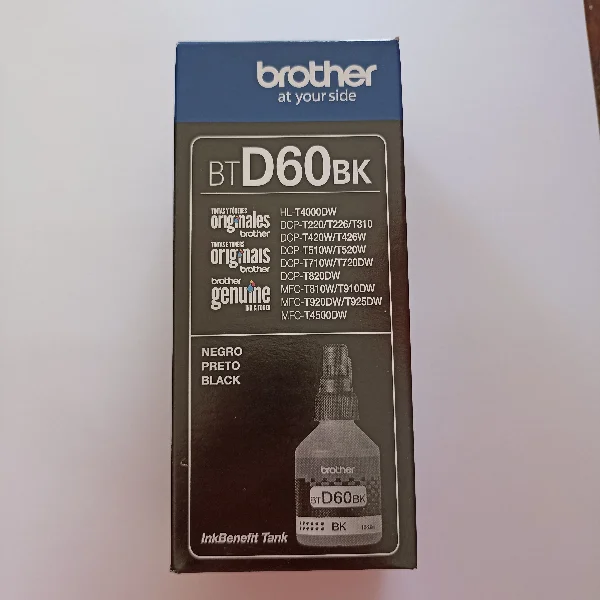 Bote de Tinta Brother Negro BTD60BK