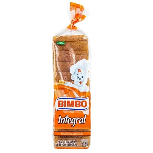 Pan Bimbo Integral 620g