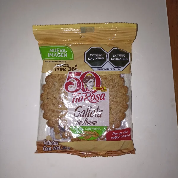 Galleta De Avena 66g