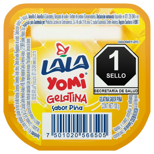 Gelatina Lala Yomi Piña 100g