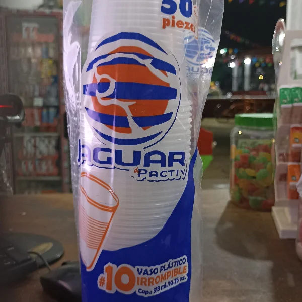 Vaso Desechable Jaguar #10 50pzas.