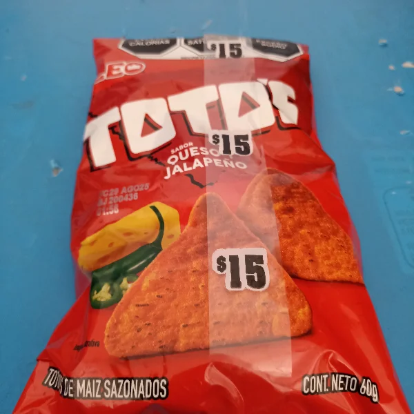 Totos Queso Y Jalapeño60g
