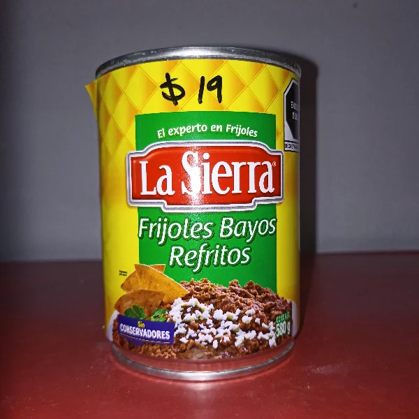 Frijoles Bayo Refrito La Sierra 580g