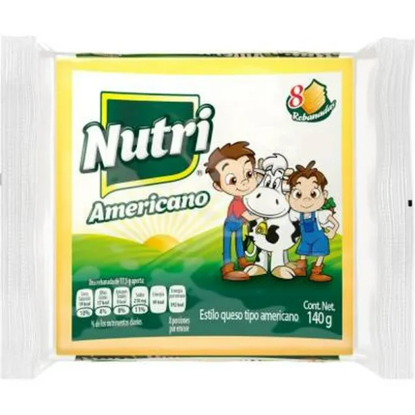 Queso Americano Nutri 140g