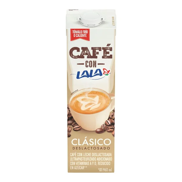Leche Café con Lala deslactosada 960 ml