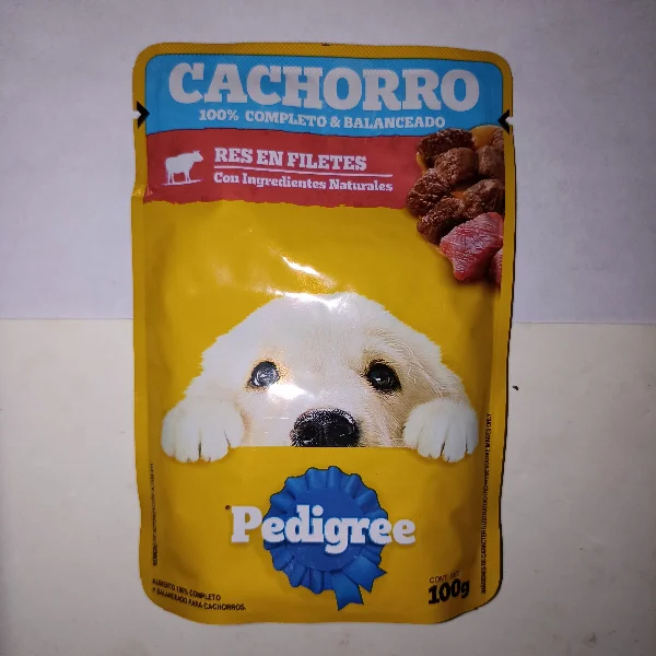 Sobre Pedigree Res Cachorro 100g