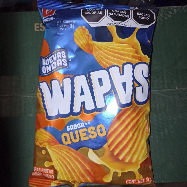 Wapas Sabor Queso 52g