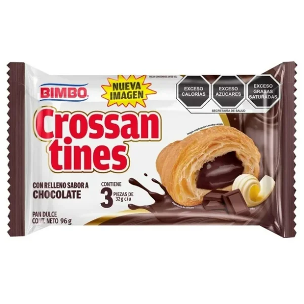 Crossantines Chocolate 3 piezas 96g
