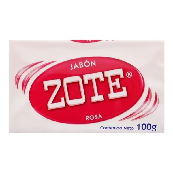 Jabón en Barra Zote Rosa 100 g