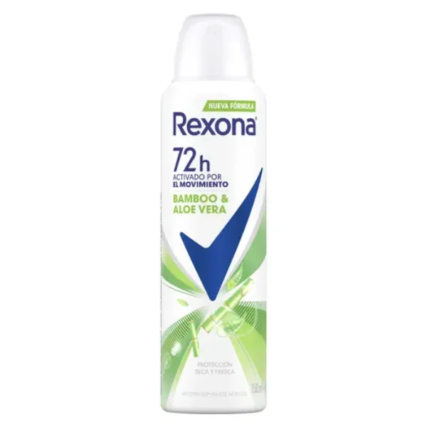 Desodorante Rexona Bamboo & Aloe Vera Aerosol para Mujer 150ml