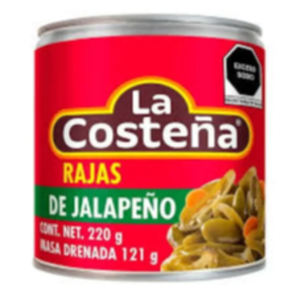 Chile Jalapeños En Rajas 220g