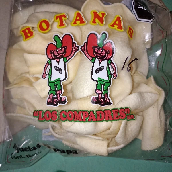 Ojuelas De Papa Los Compadres 55g