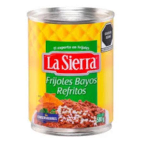 Frijoles Bayo Refrito La Sierra 580g