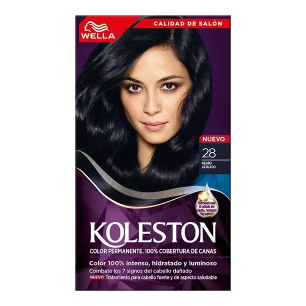 Tinte para cabello Koleston 28 negro azulado