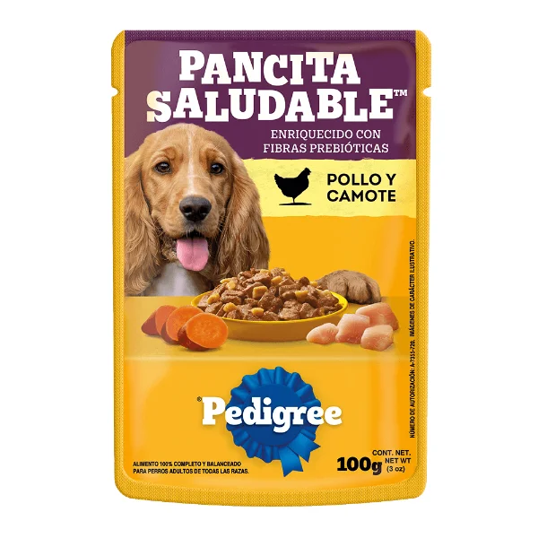 Sobre Pedigree Pancita Saludable Pollo Y Camote