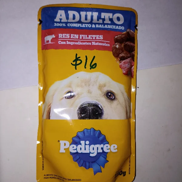 Sobre Pedigree Res Adulto 150g