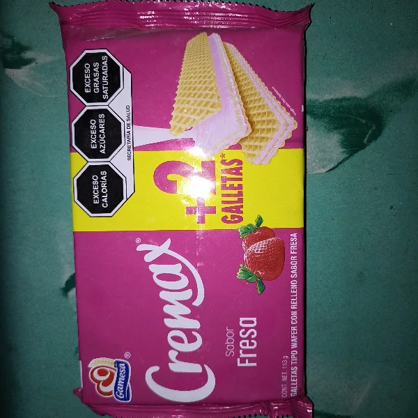 Cremax Fresa +2galletas 113g