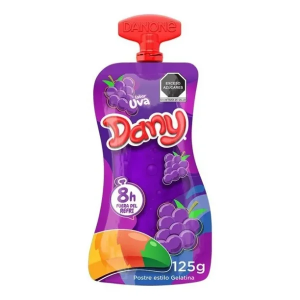 Gelatina Dany Pouch Uva 125g