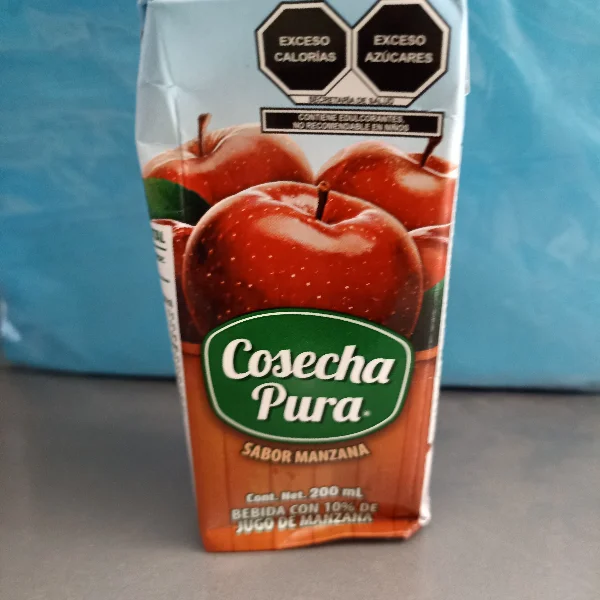 Cosecha pura Sabor manzana 200ml