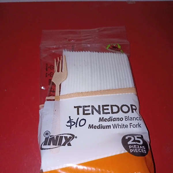 Tenedor Mediano Inix 25pzas.