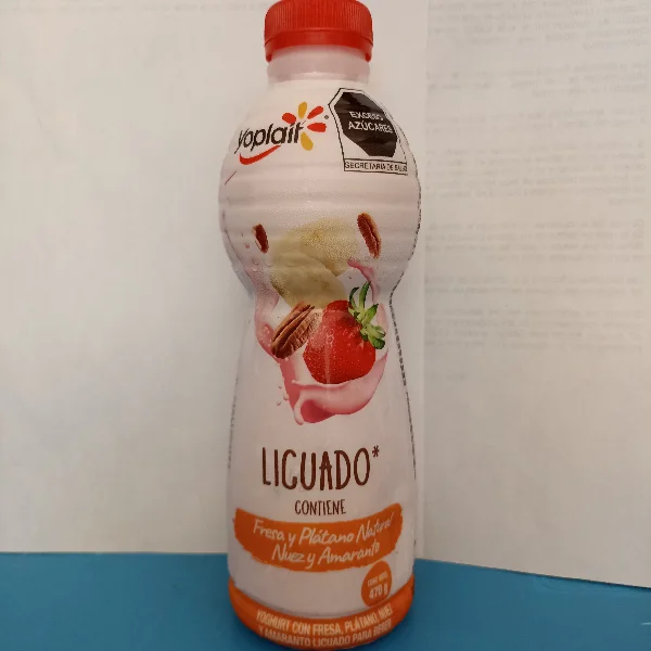 Yoplait Licuado Fresa Y Plátano 470g