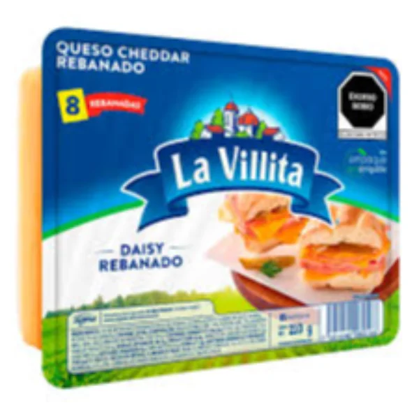 Queso Daisy Rebanado La Villita 210g