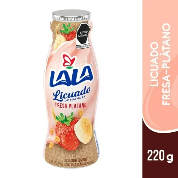 LALA Licuado Fresa Platano 220g