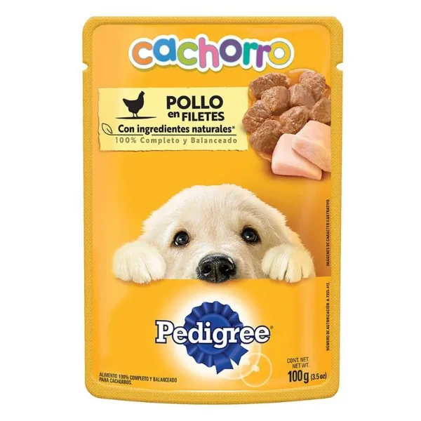 Sobre Pedigree Cachorro Pollo 100g