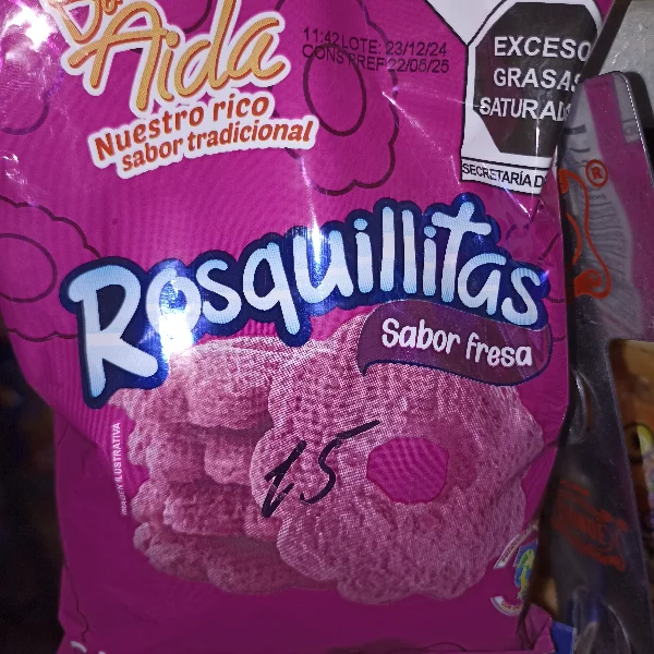 Rosquillitas Sabor Fresa 98g
