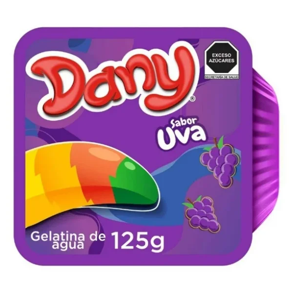 Gelatina Dany Uva 125g