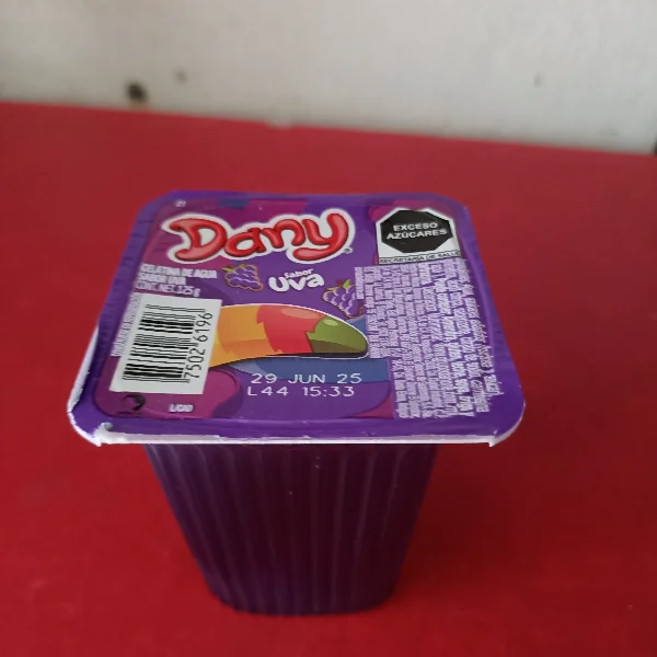 Gelatina Dany Uva 125g