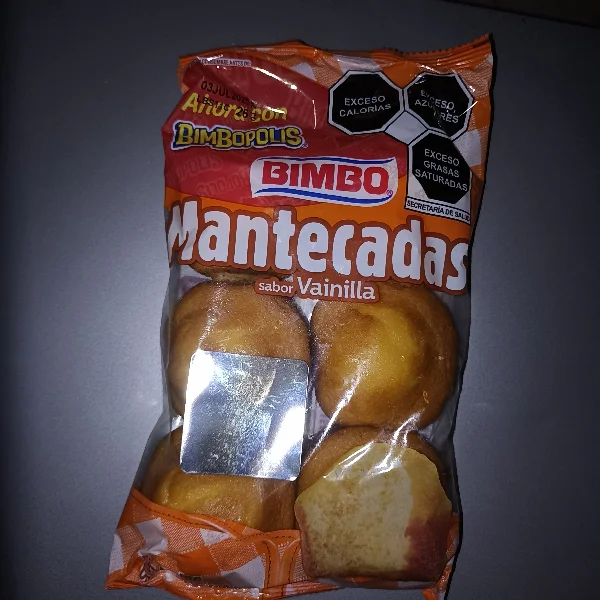 Mantecadas Vainilla 6pzs