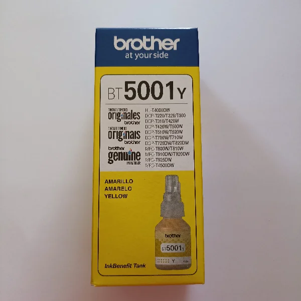 Bote de Tinta Brother Amarillo BT5001Y