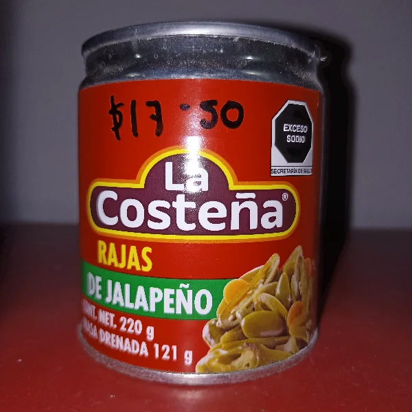 Chile Jalapeños En Rajas 220g