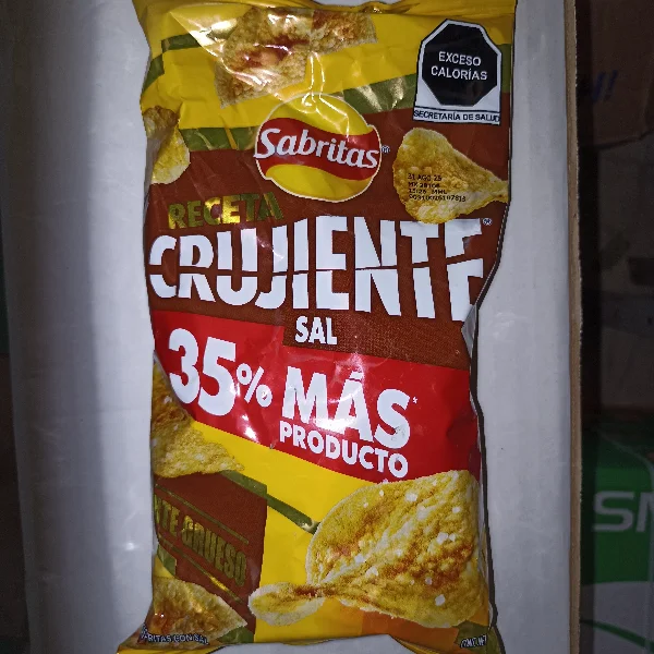 Sabritas Receta Crujiente Sal 42g